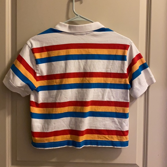 Vans cropped polo shirt, size xs - Picture 2 of 4